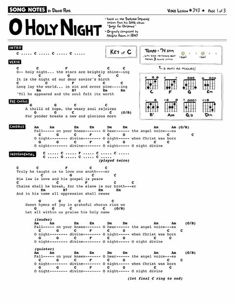 PDF thumbnail for O Holy Night