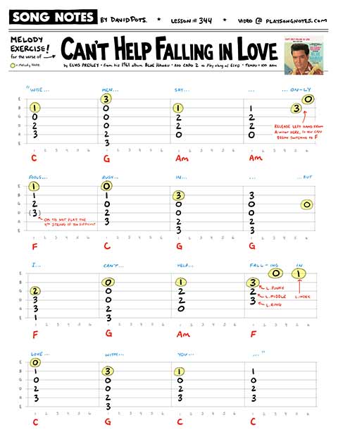 PDF thumbnail for Melody, with Chords: