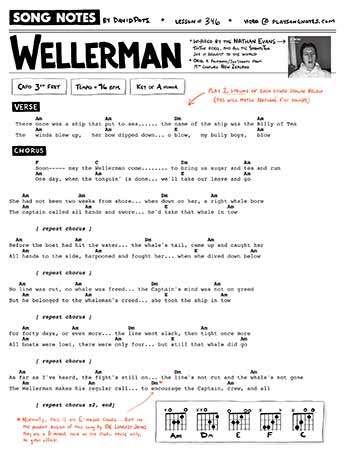 Текст песни wellerman