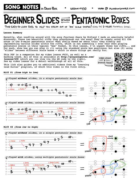 PDF thumbnail for Pentatonic Slides and 