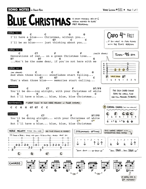 PDF thumbnail for Blue Christmas