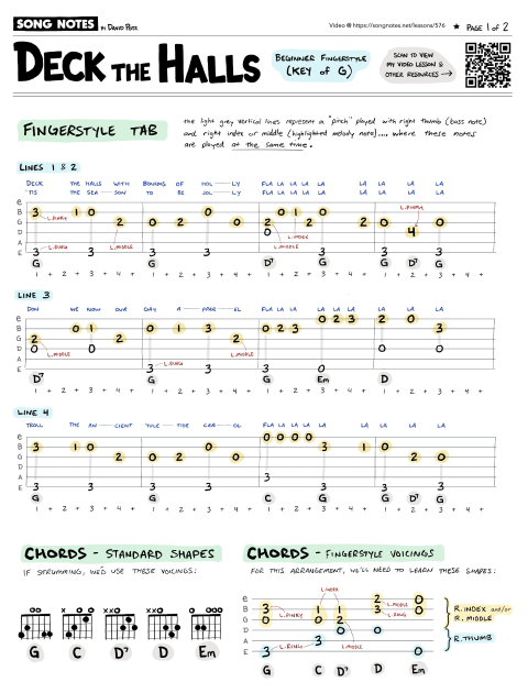 PDF thumbnail for Deck the Halls