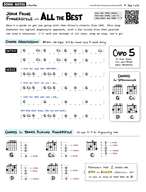 PDF thumbnail for John Prine Fingerstyle with 