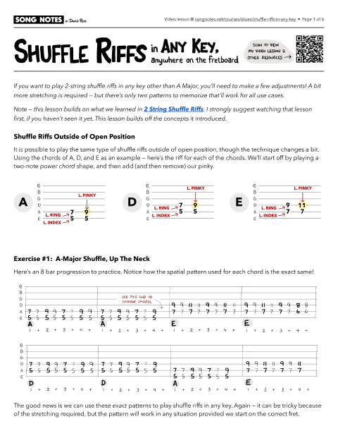 PDF thumbnail for Shuffle Riffs in Any Key